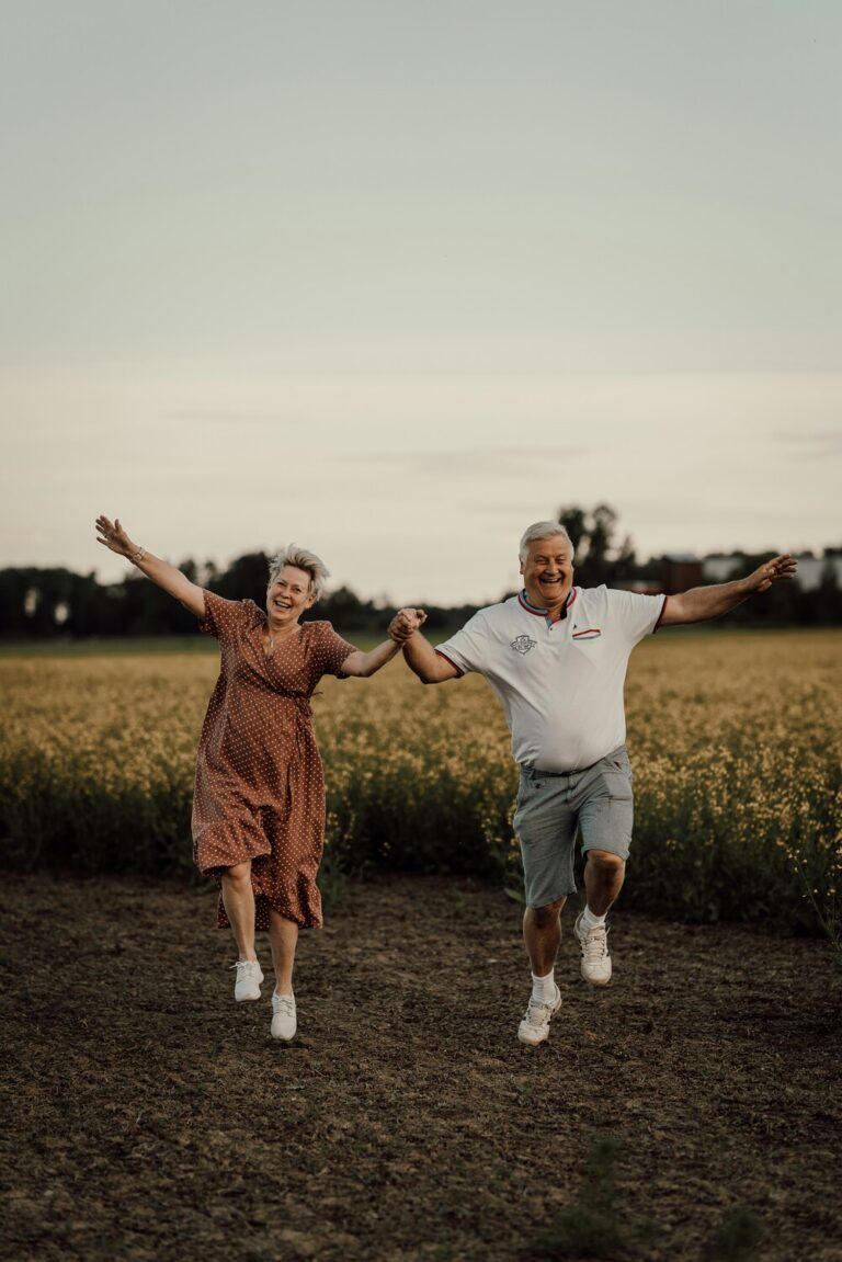 Older adults enjoying an active outdoor lifestyle in California